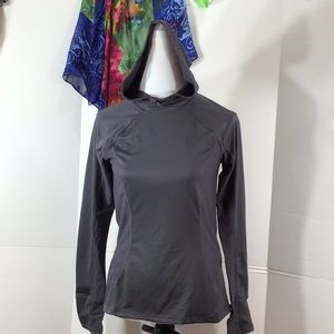 Fabletics gray Alecia performance pullover S NWT